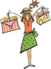 Woman Shopping Image